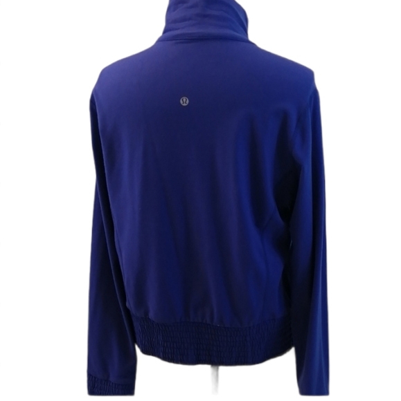Lululemon Blue Da Bomber Zip Front Jacket Me… - Picture 8 of 13